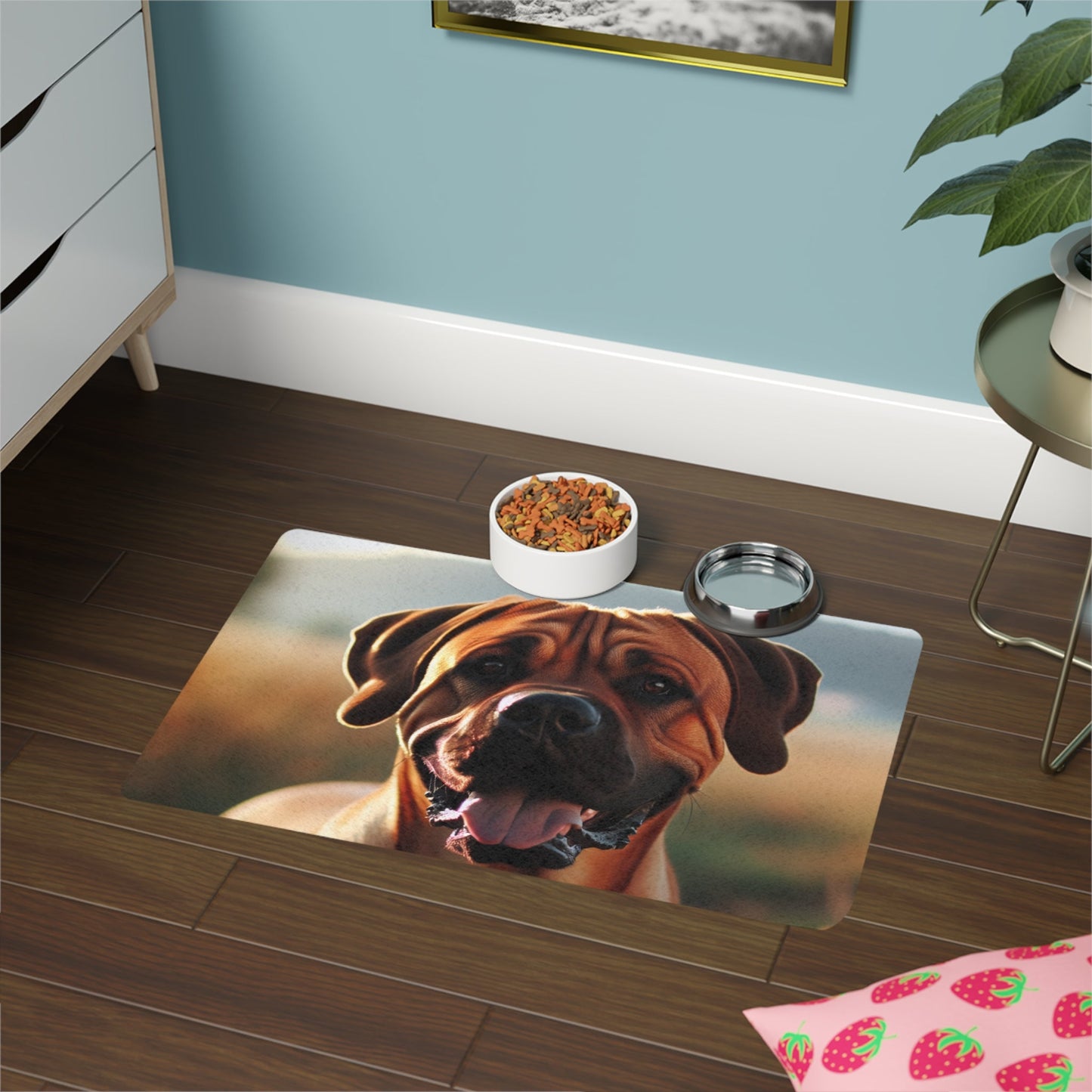 Tapis antidérapant pour animaux de compagnie – Tapis d'alimentation étanche pour chiens