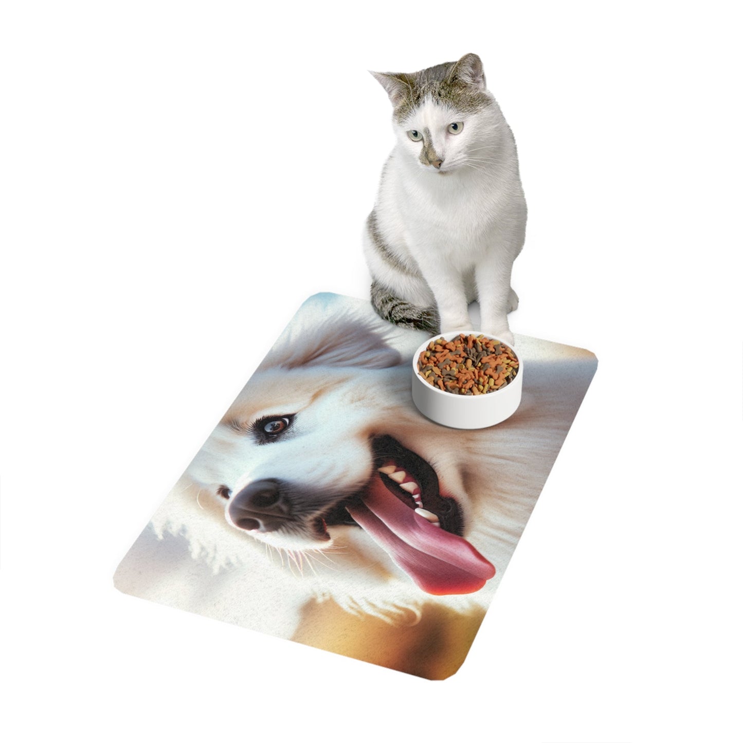 Tapis antidérapant pour animaux de compagnie – Tapis d'alimentation étanche pour chiens