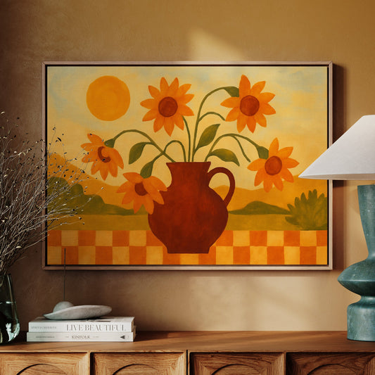 Tournesols un après-midi doré