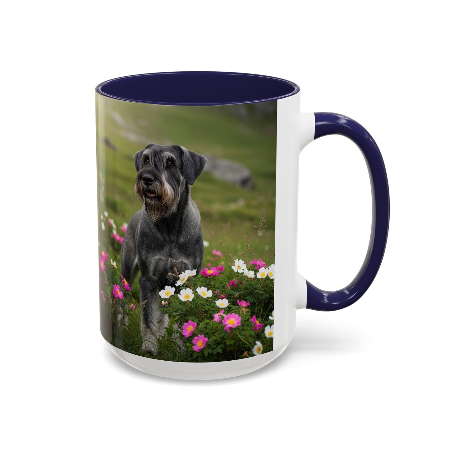 Keramiktasse mit Hunderassen-Motiv – 11 oz & 15 oz