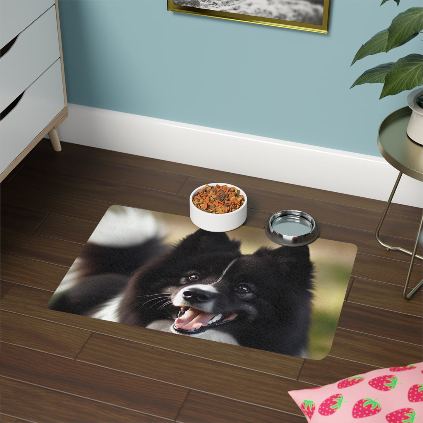 Tapis antidérapant pour animaux de compagnie – Tapis d'alimentation étanche pour chiens