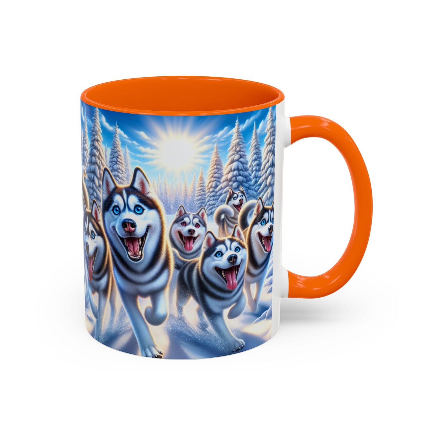Keramiktasse mit Hunderassen-Motiv – 11 oz & 15 oz