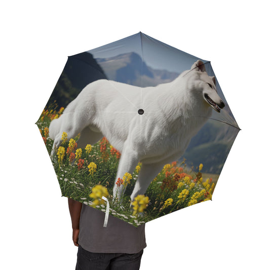 48" Semi-Automatic Umbrella – Windproof Large Travel Rain Umbrella