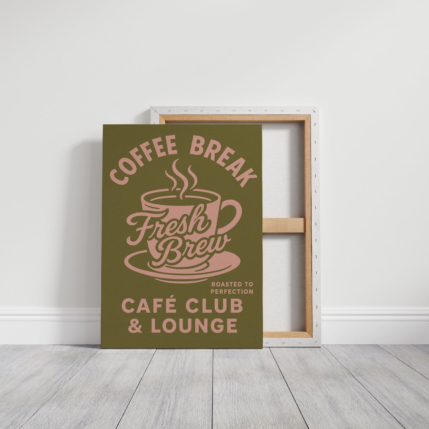 Affiche Rétro Café Fraîchement Préparé