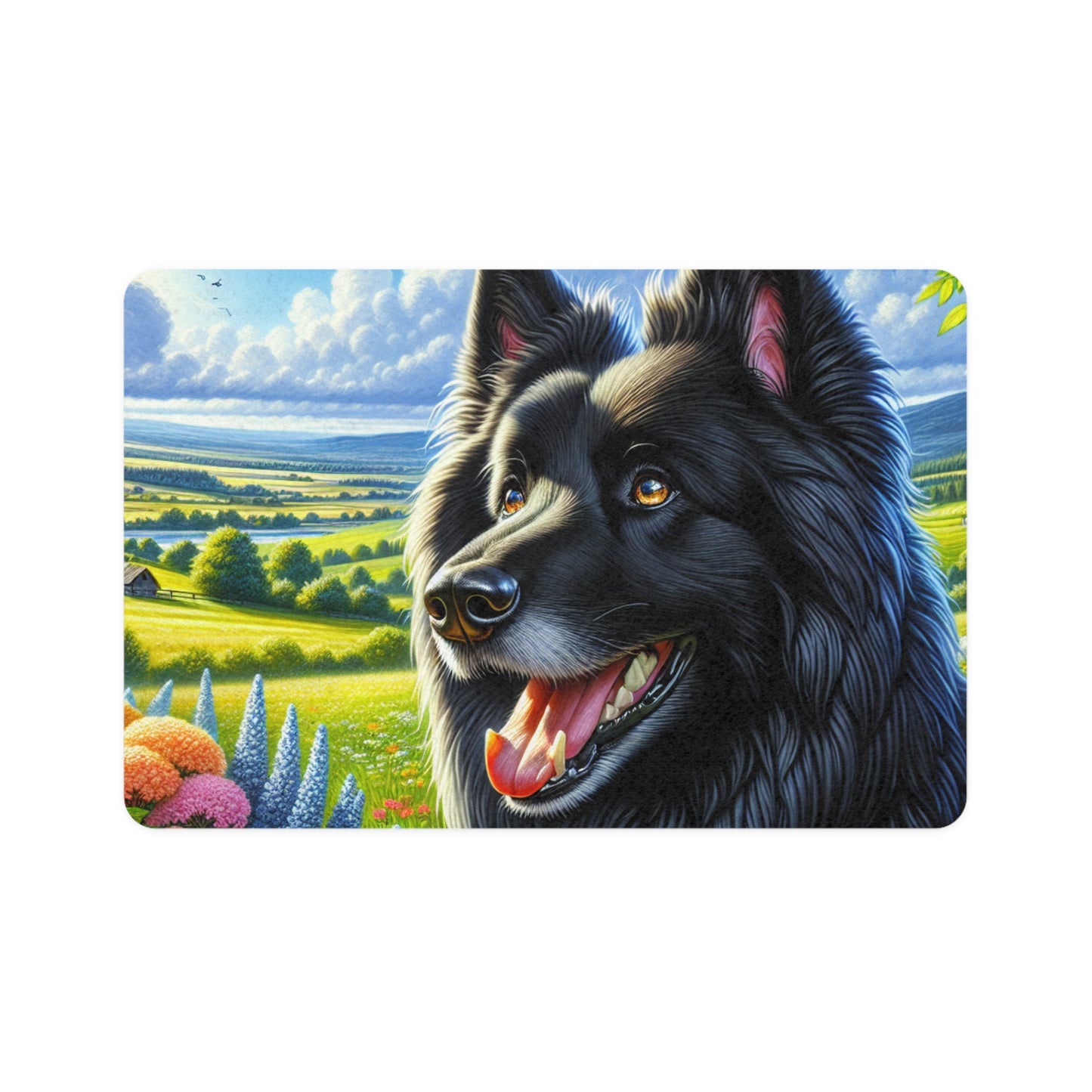 Non-Slip Pet Food Mat – Waterproof Feeding Mat for Dogs