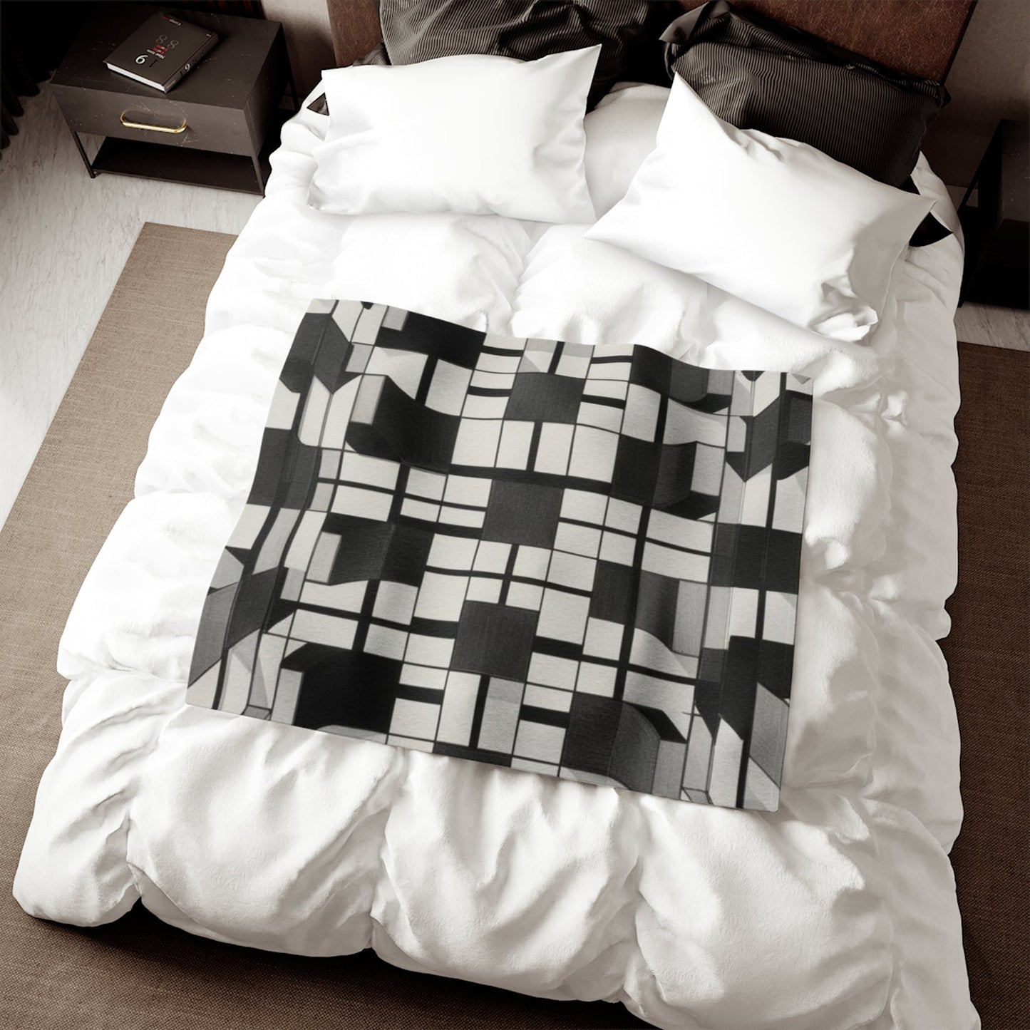 Couverture polaire – Jeté en peluche, 2 options de taille