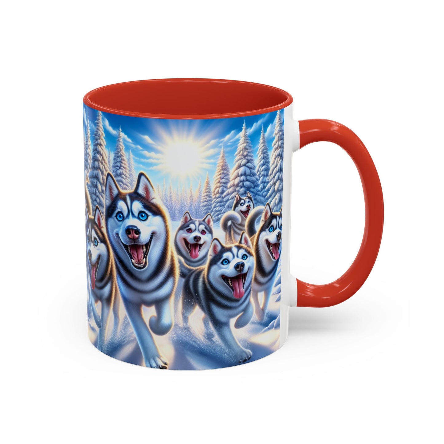 Keramiktasse mit Hunderassen-Motiv – 11 oz & 15 oz