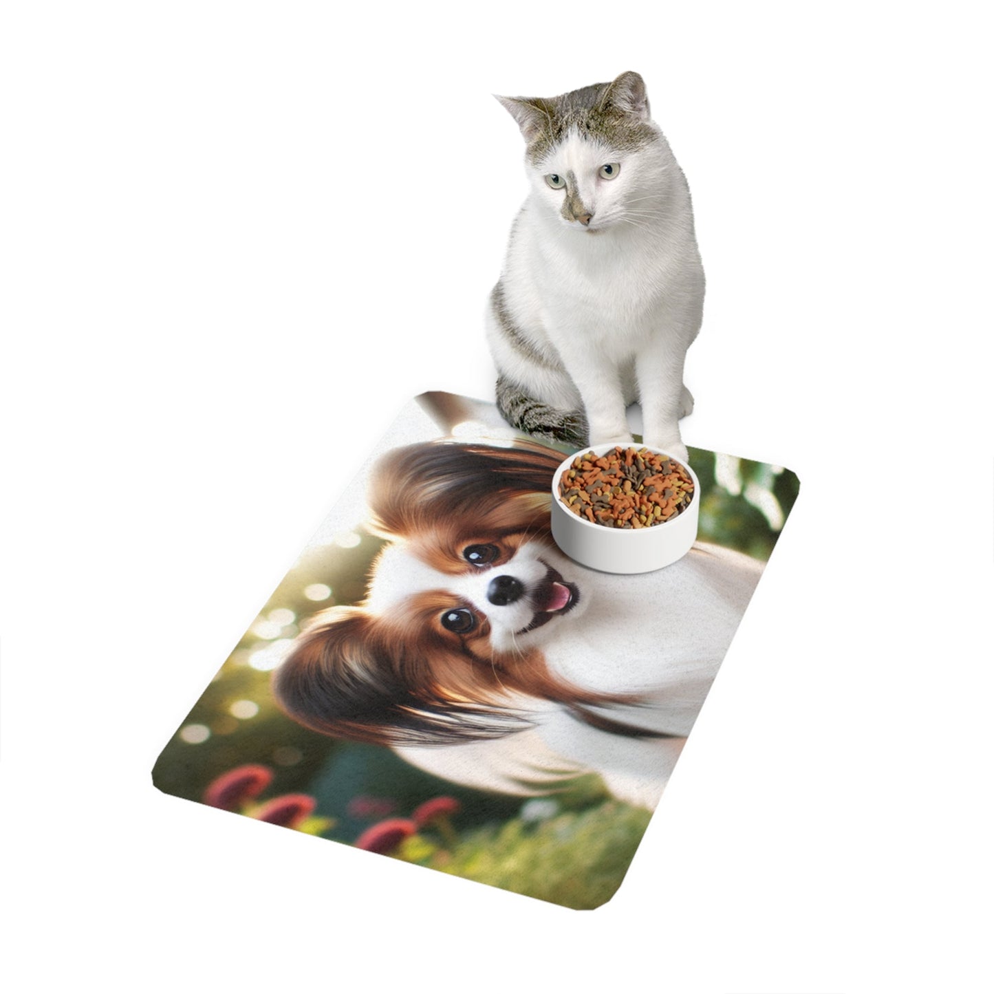 Tapis antidérapant pour animaux de compagnie – Tapis d'alimentation étanche pour chiens