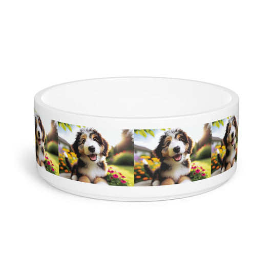 Ceramic Pet Bowl – 16 oz Dog Feeding Bowl