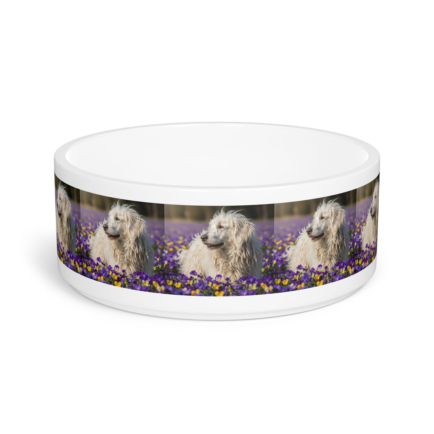 Ceramic Pet Bowl – 16 oz Dog Feeding Bowl
