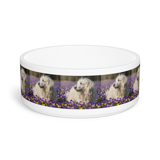 Ceramic Pet Bowl – 16 oz Dog Feeding Bowl