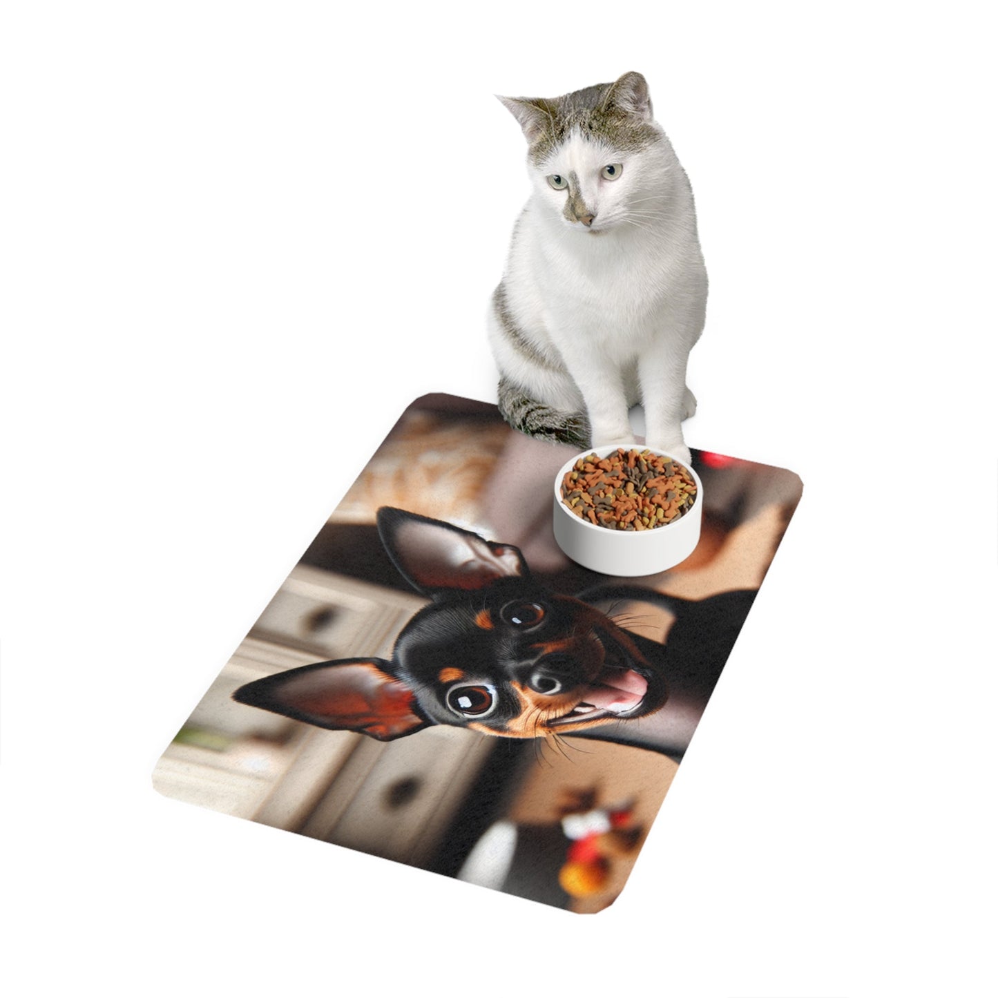 Non-Slip Pet Food Mat – Waterproof Feeding Mat for Dogs