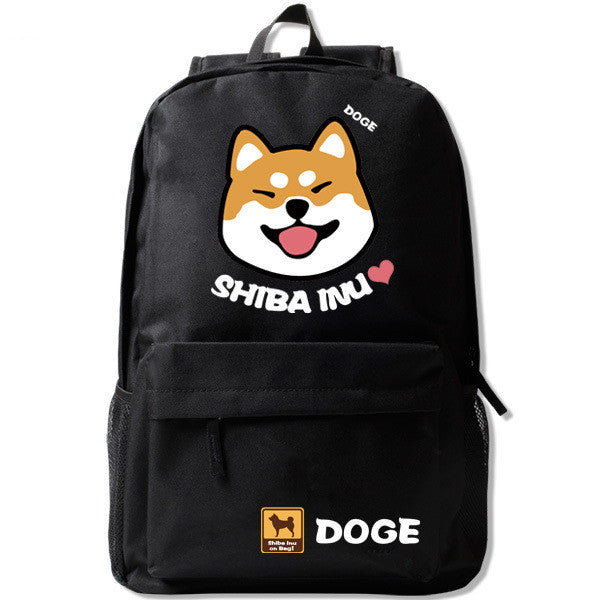 Cute cartoon dog schoolbag backpack backpack boys and girls Campus