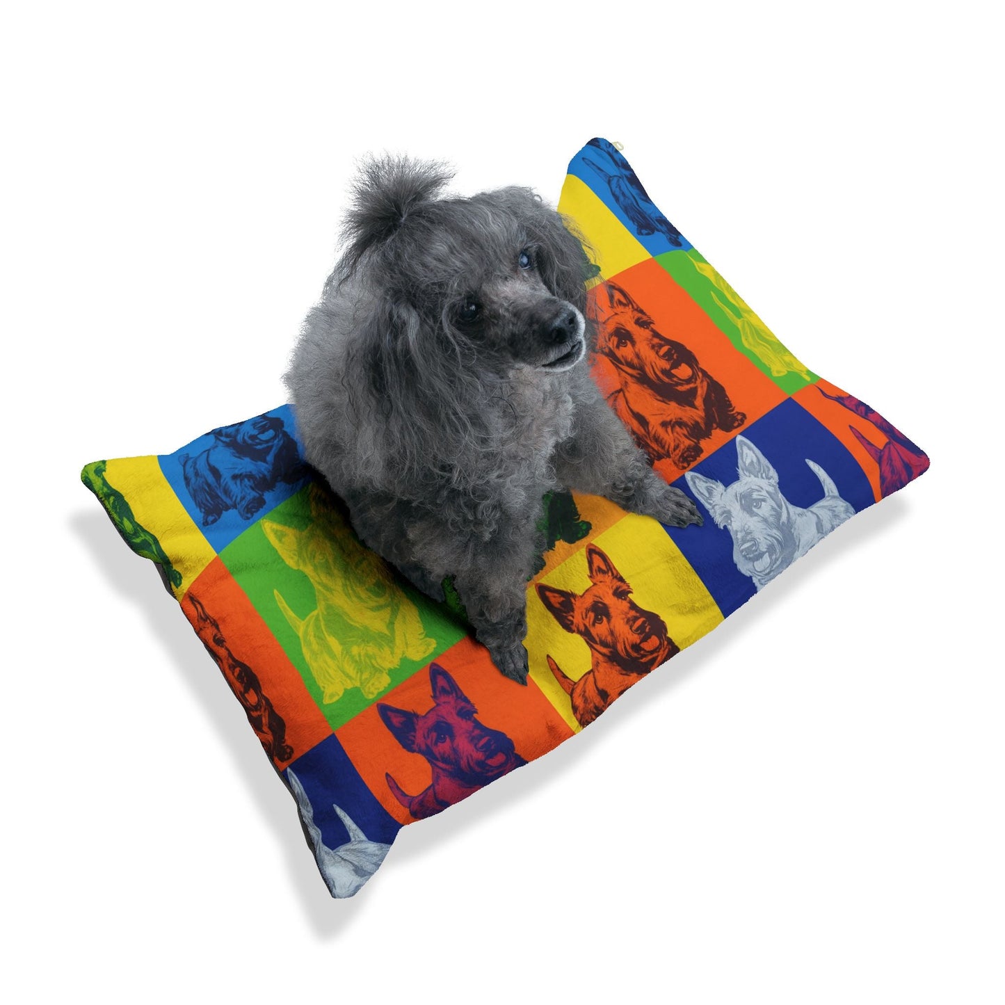 Haustierbett – Plüsch-Hundebett, 3 Größenoptionen