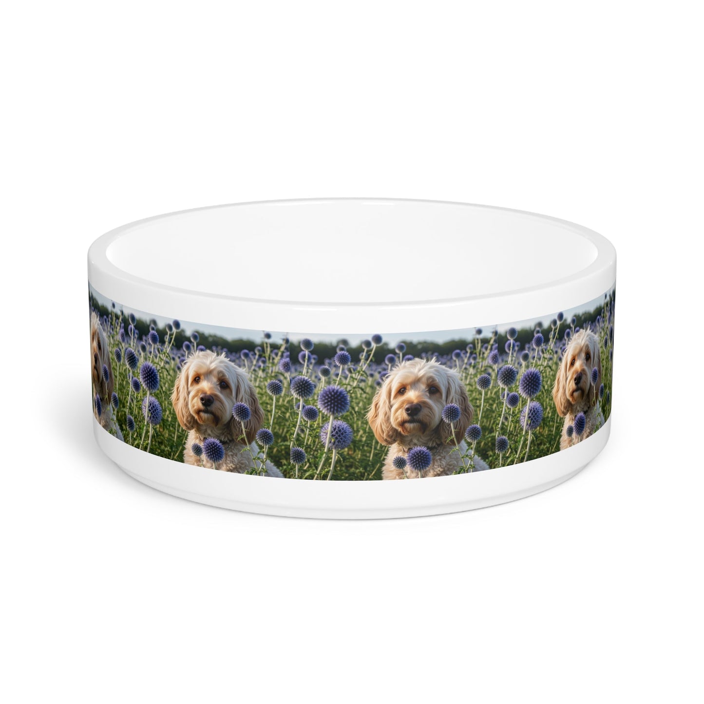Ceramic Pet Bowl – 16 oz Dog Feeding Bowl
