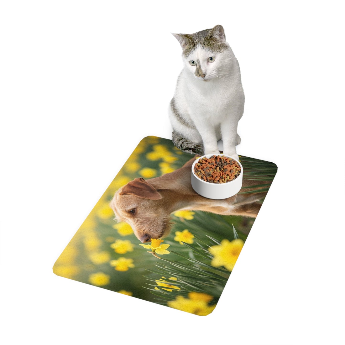 Non-Slip Pet Food Mat – Waterproof Feeding Mat for Dogs