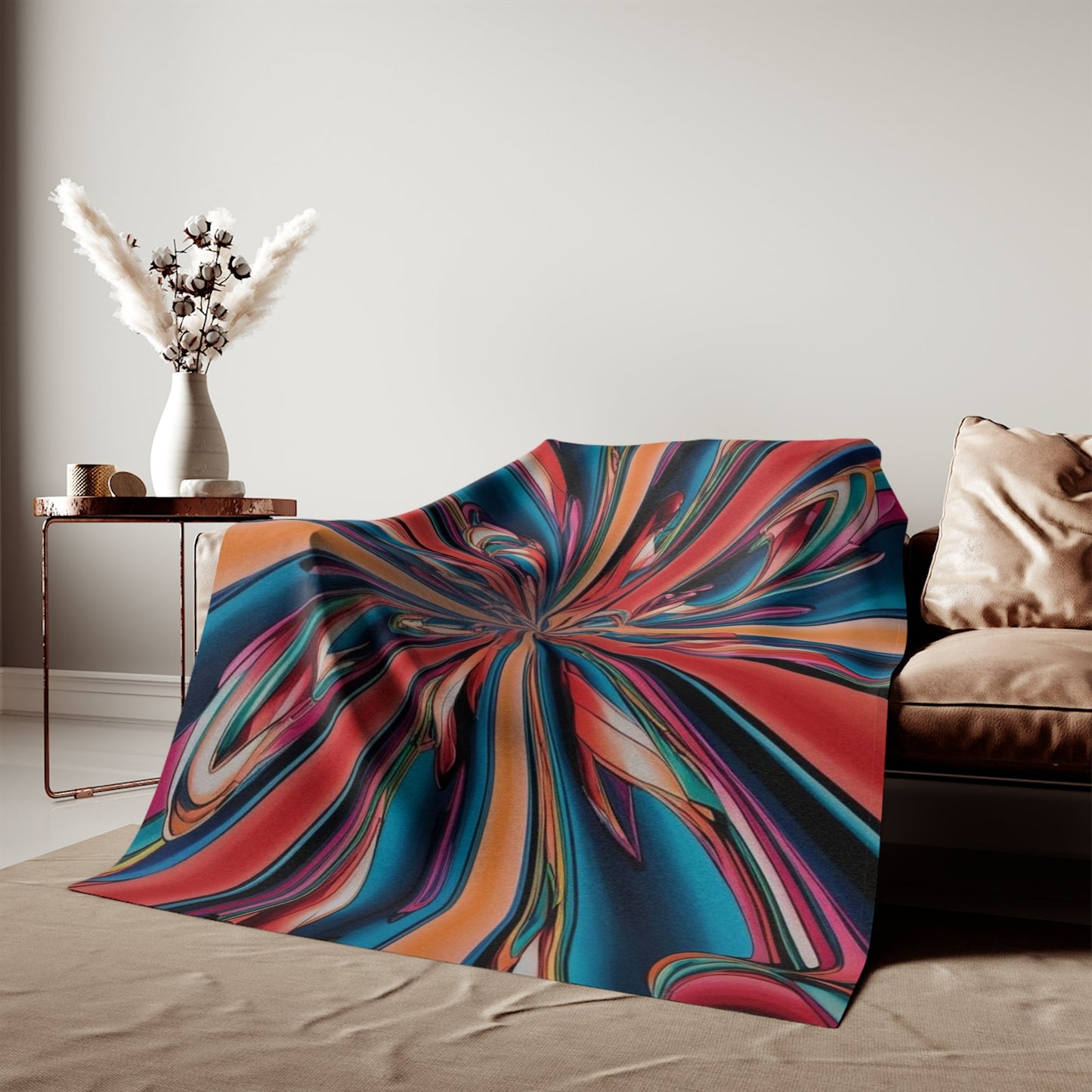 Sweatshirt Blanket – Plush Fleece Throw, 2 Size Options