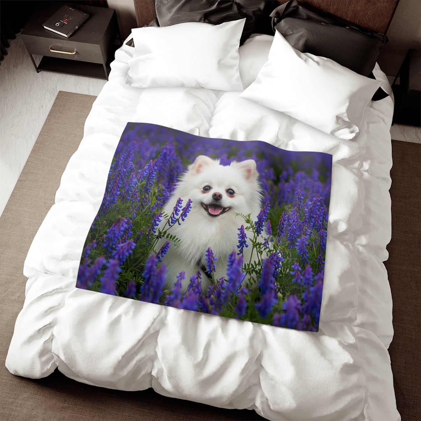 Sweatshirt Blanket – Plush Fleece Throw, 2 Size Options