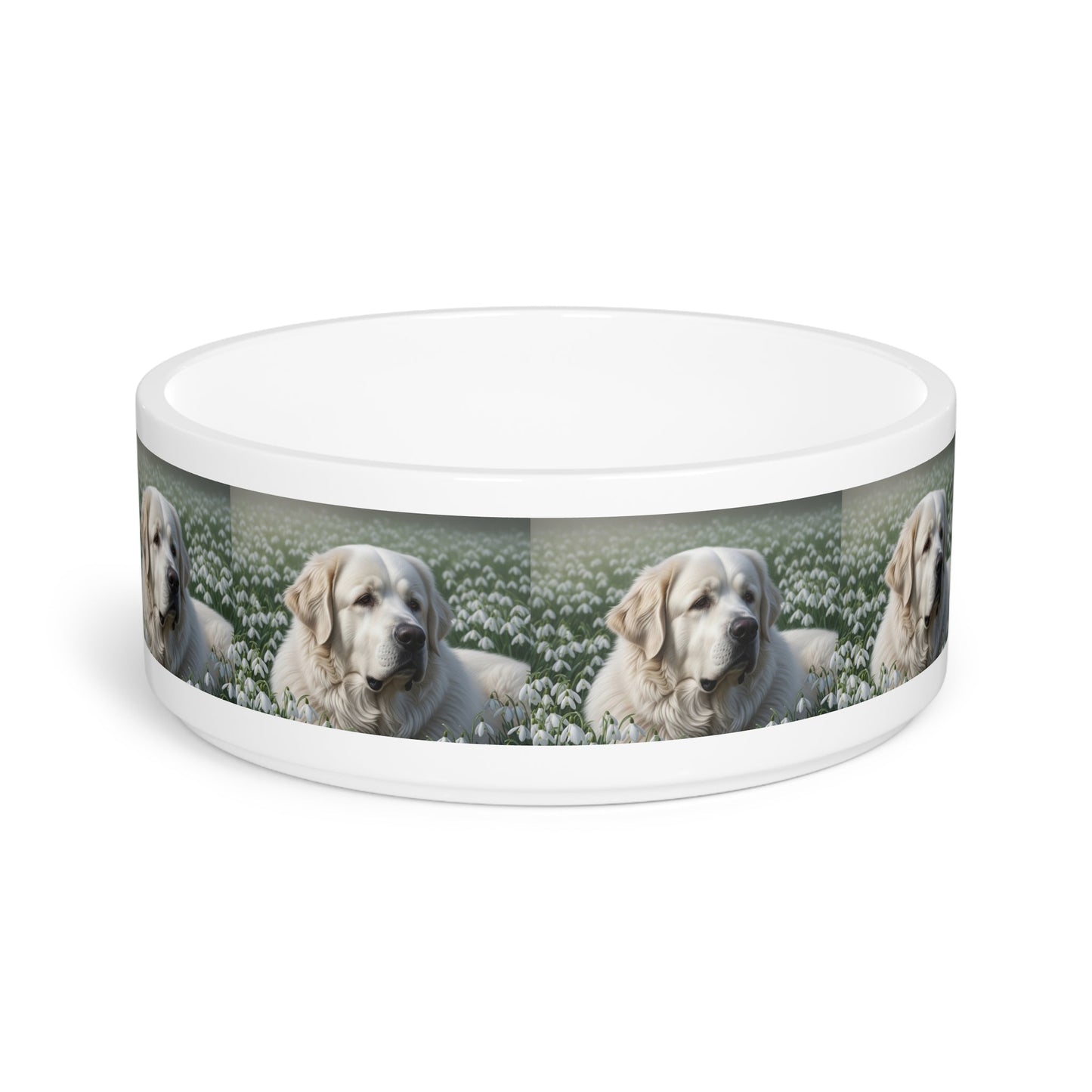 Ceramic Pet Bowl – 16 oz Dog Feeding Bowl