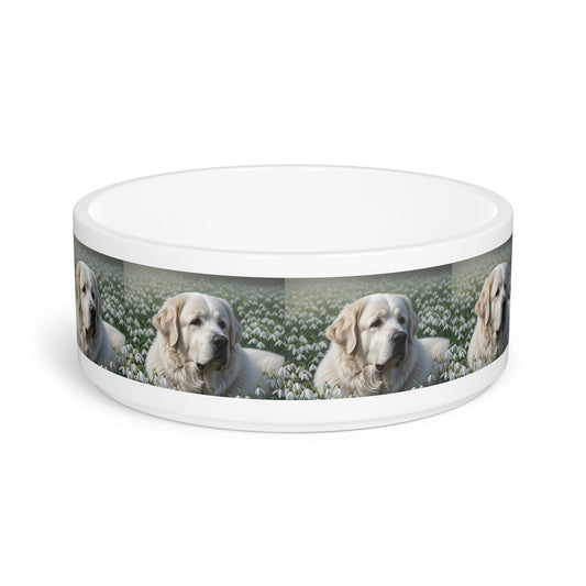 Ceramic Pet Bowl – 16 oz Dog Feeding Bowl