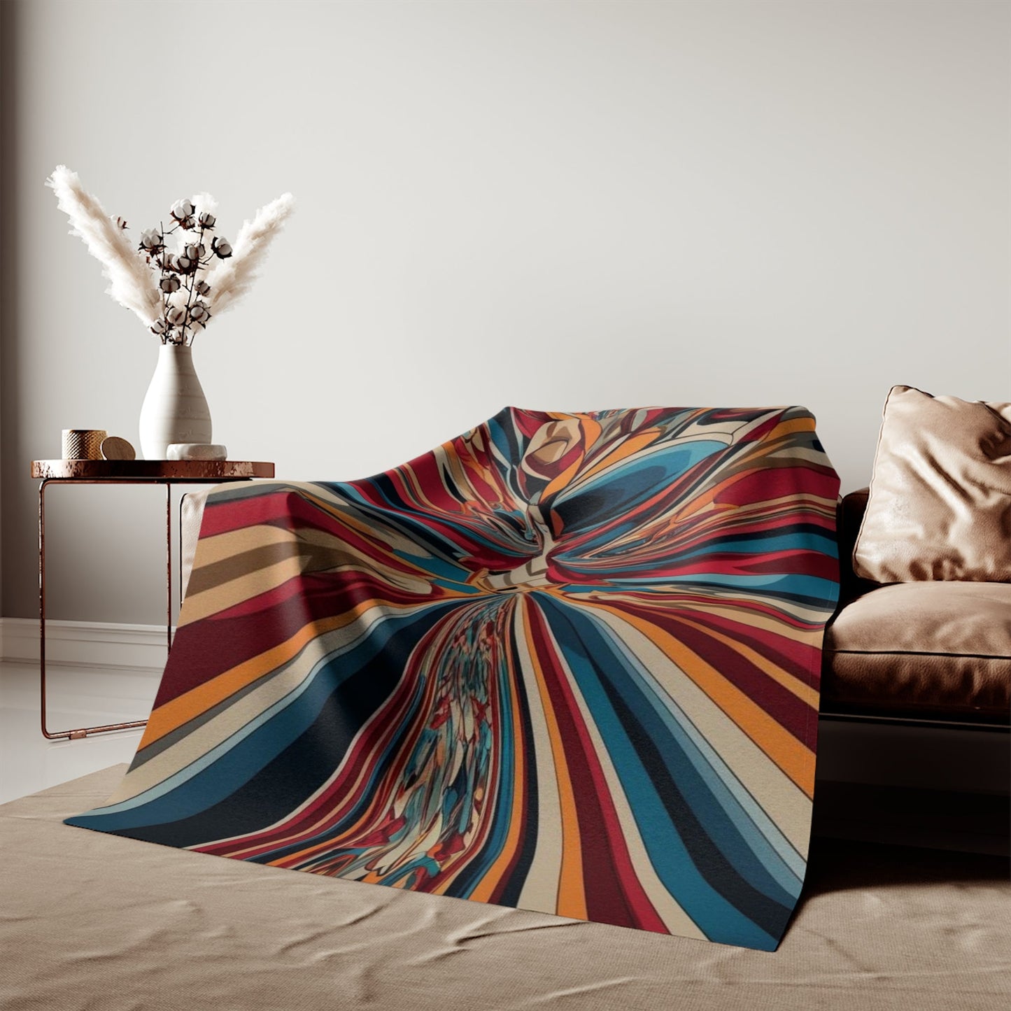 Sweatshirt Blanket – Plush Fleece Throw, 2 Size Options