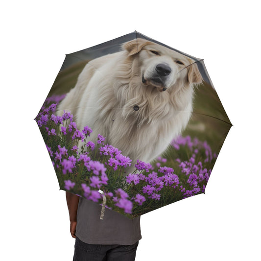 48" Semi-Automatic Umbrella – Windproof Large Travel Rain Umbrella