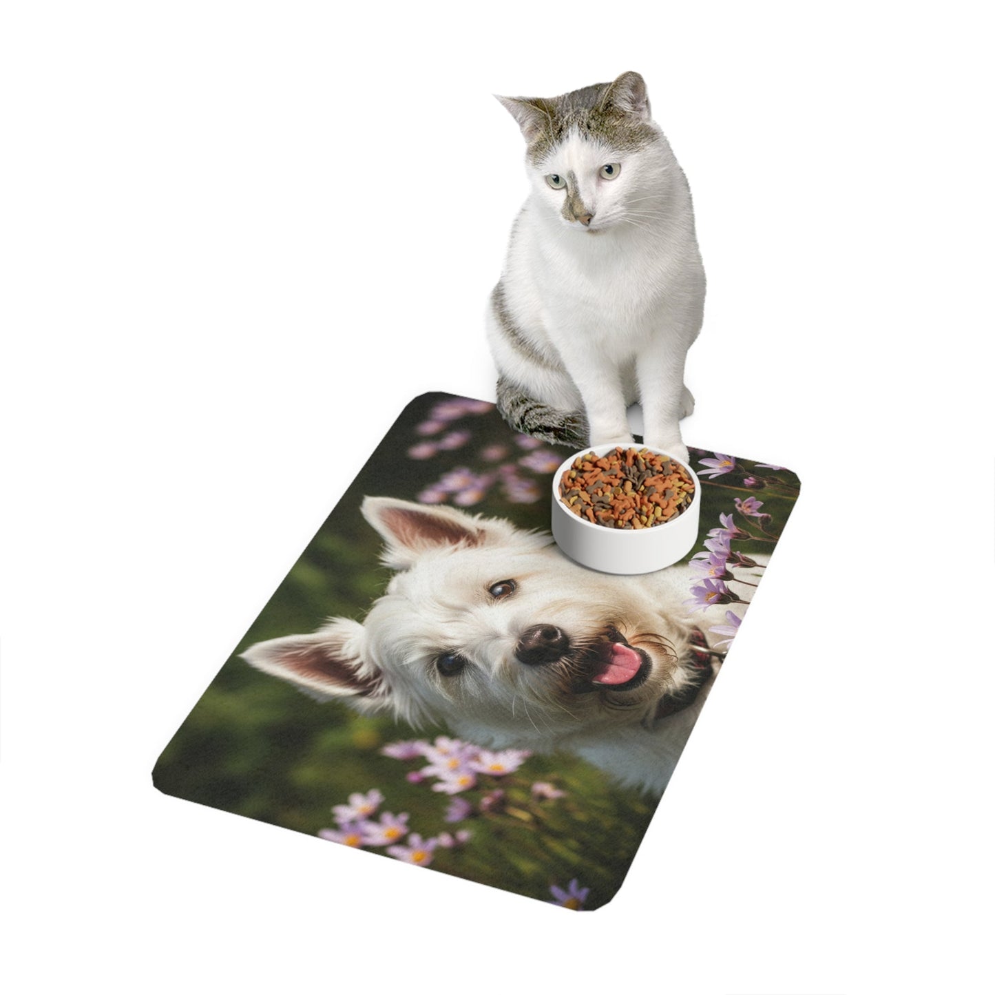 Non-Slip Pet Food Mat – Waterproof Feeding Mat for Dogs