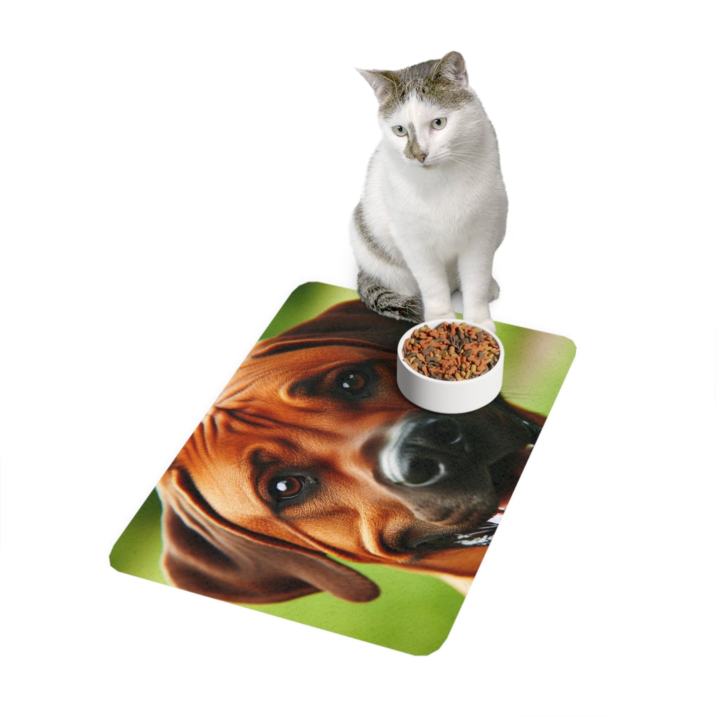 Tapis antidérapant pour animaux de compagnie – Tapis d'alimentation étanche pour chiens