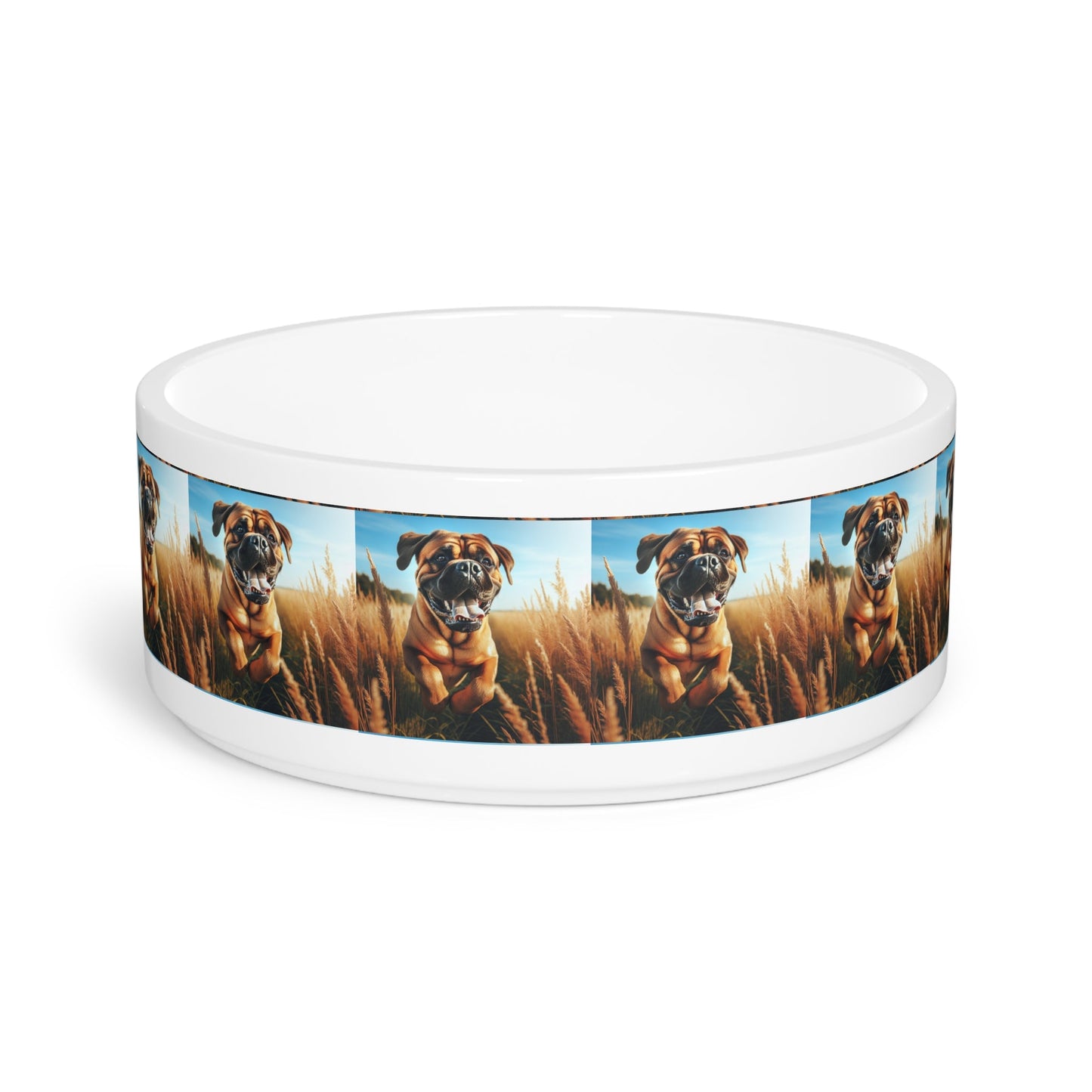 Ceramic Pet Bowl – 16 oz Dog Feeding Bowl