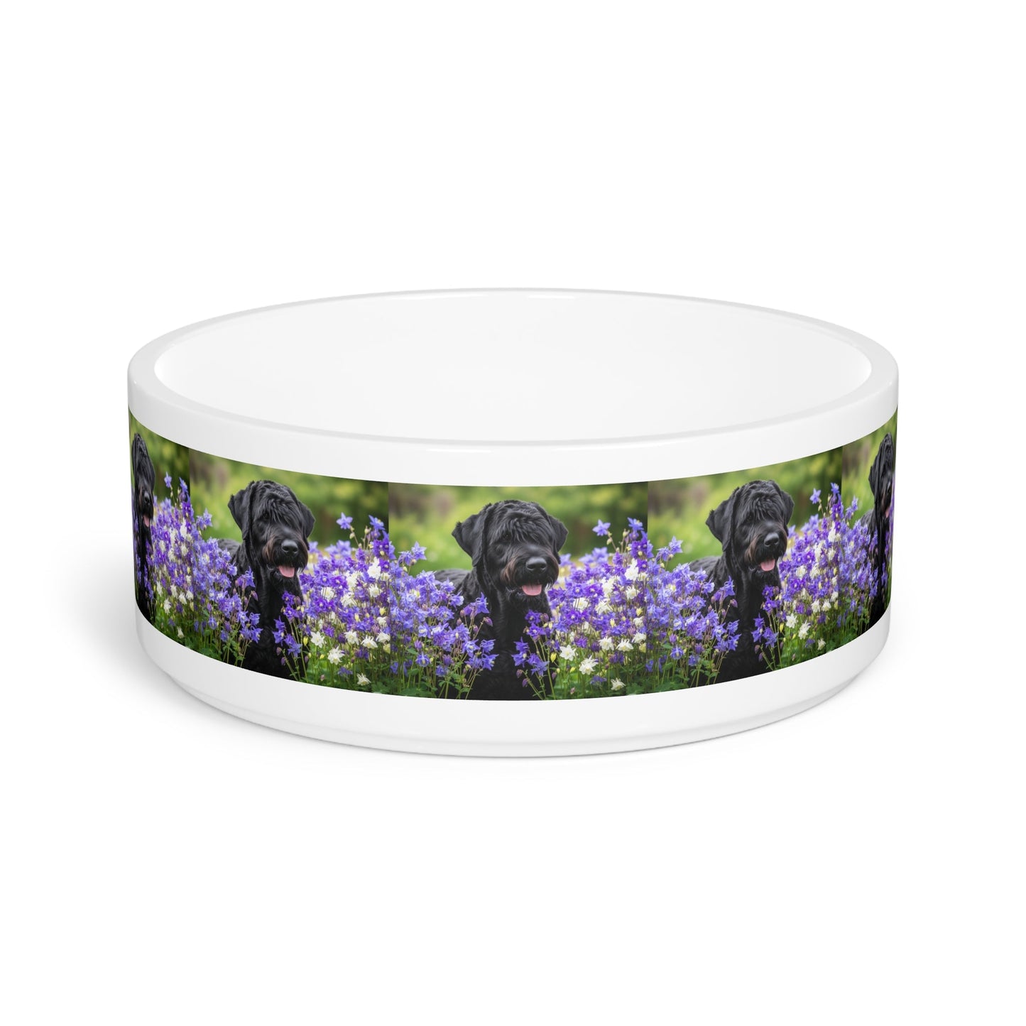 Ceramic Pet Bowl – 16 oz Dog Feeding Bowl