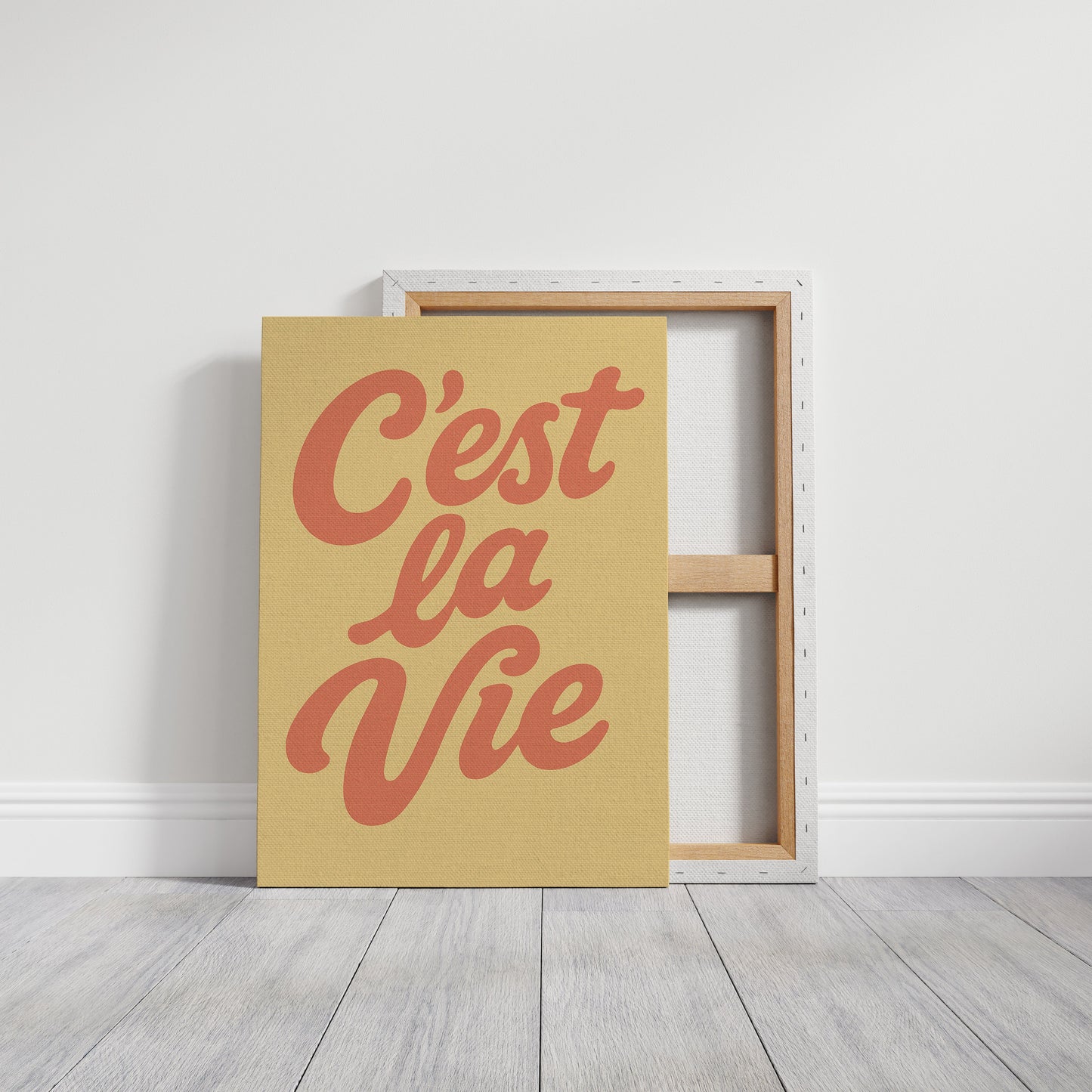 C’est La Vie Décor Mural Rétro