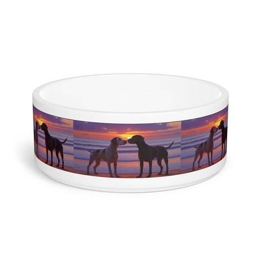 Ceramic Pet Bowl – 16 oz Dog Feeding Bowl