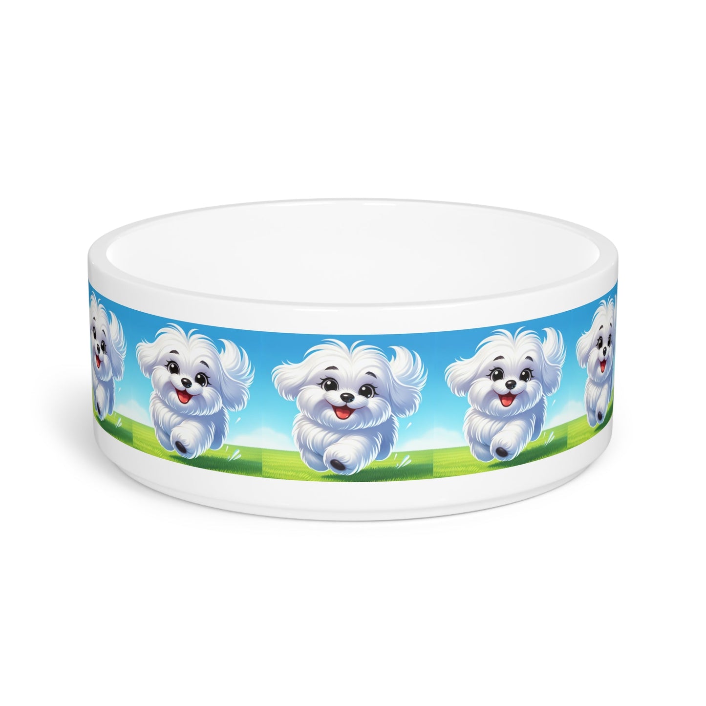 Ceramic Pet Bowl – 16 oz Dog Feeding Bowl