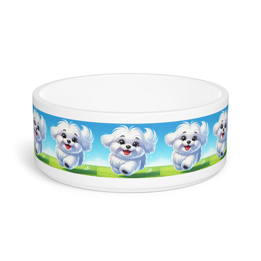 Ceramic Pet Bowl – 16 oz Dog Feeding Bowl