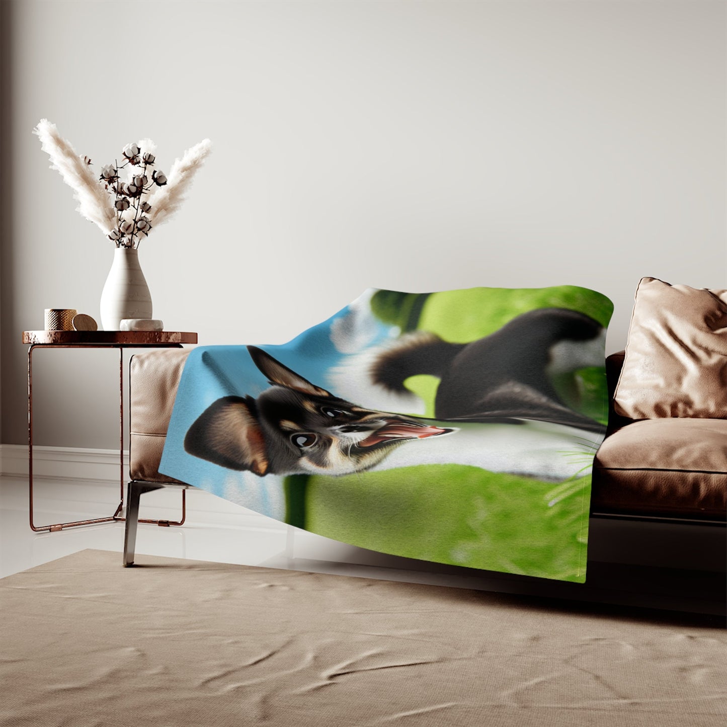 Sweatshirt Blanket – Plush Fleece Throw, 2 Size Options