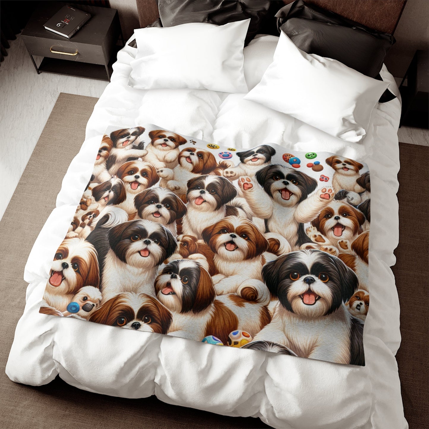 Couverture polaire – Jeté en polaire peluche, 2 options de tailles