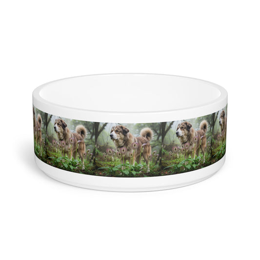 Ceramic Pet Bowl – 16 oz Dog Feeding Bowl