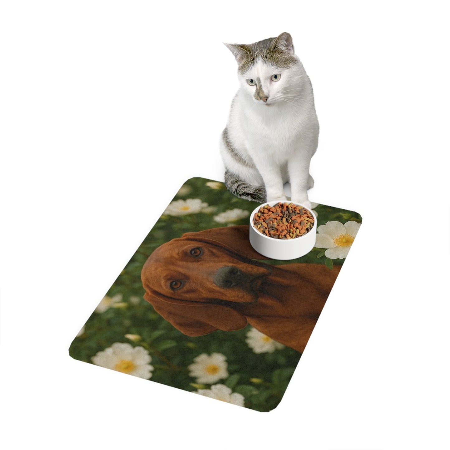 Tapis antidérapant pour animaux de compagnie – Tapis d'alimentation étanche pour chiens