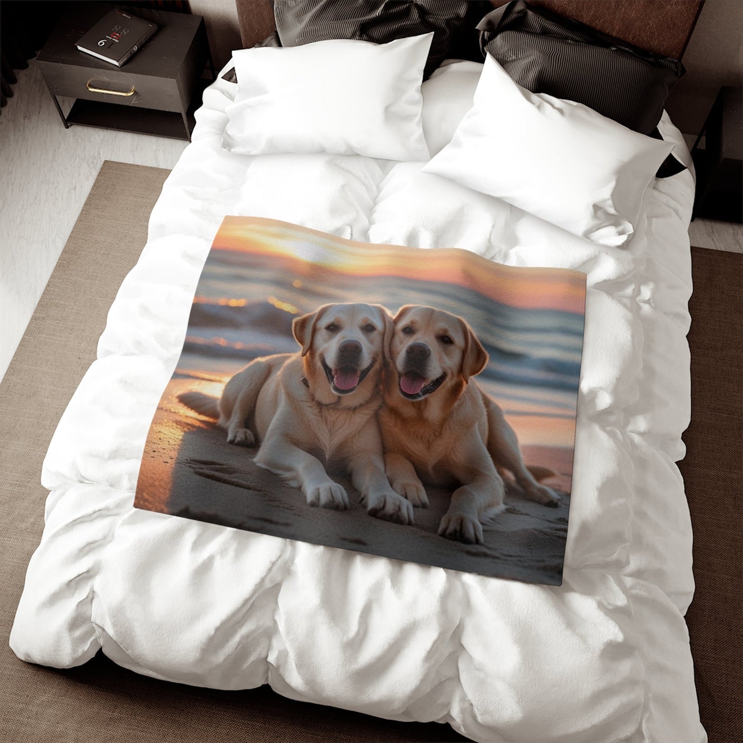 Sweatshirt Blanket – Plush Fleece Throw, 2 Size Options