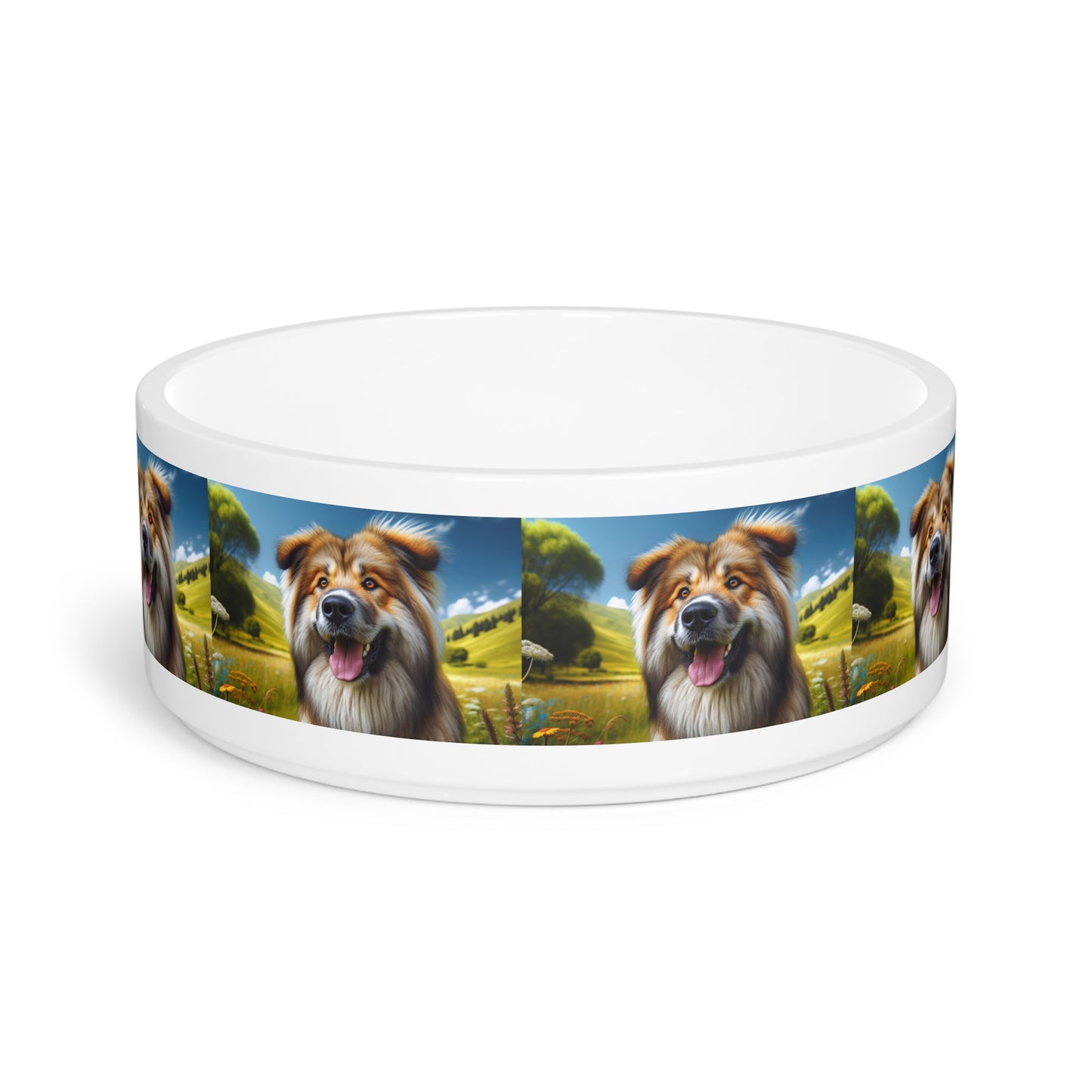 Ceramic Pet Bowl – 16 oz Dog Feeding Bowl