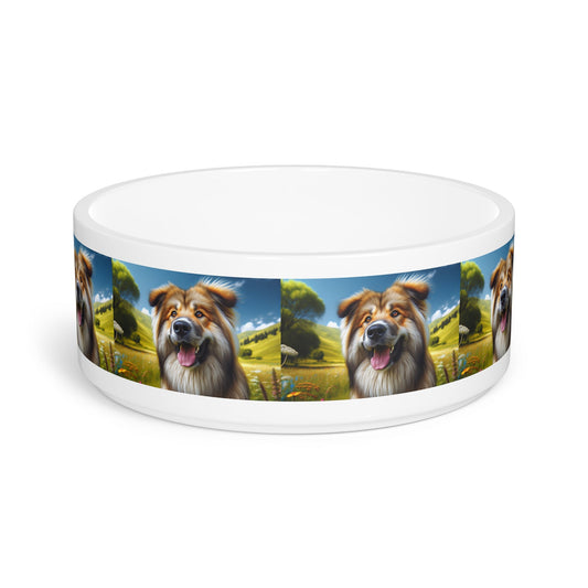 Ceramic Pet Bowl – 16 oz Dog Feeding Bowl