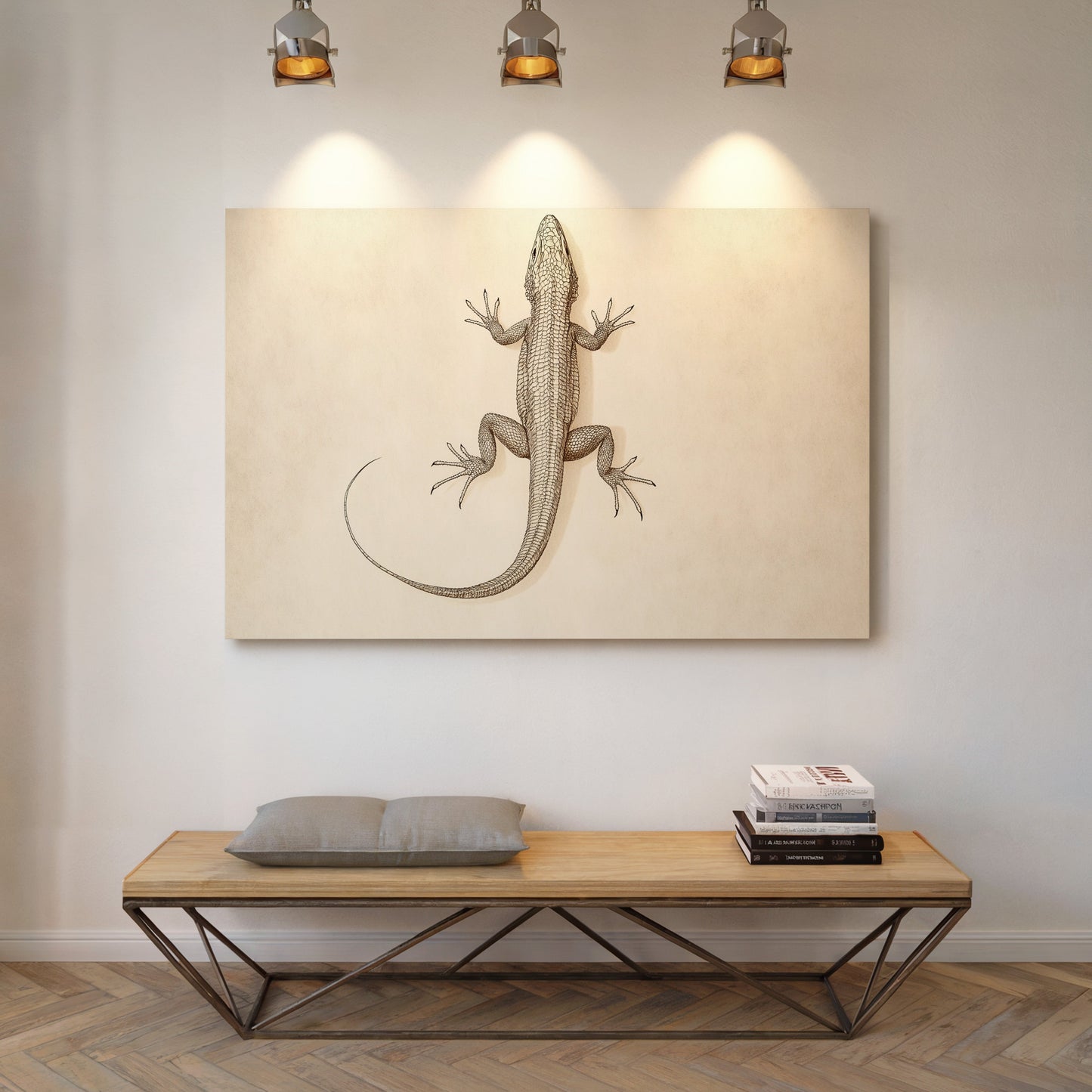 Desert Dweller – Vintage Lizard Scientific Illustration Print