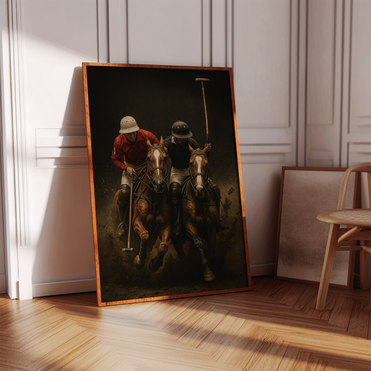 Grit & Grace – High-Speed Polo Match Wall Art