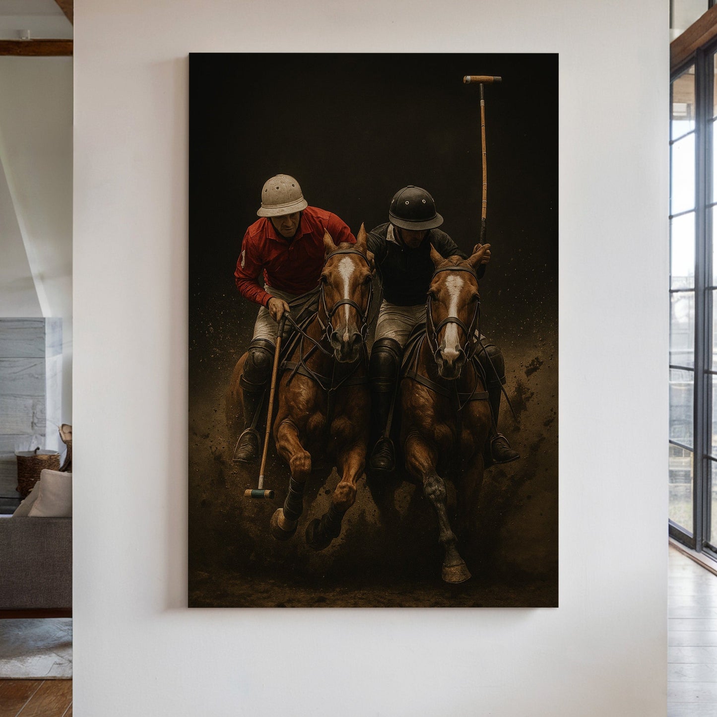 Grit & Grace – High-Speed Polo Match Wall Art