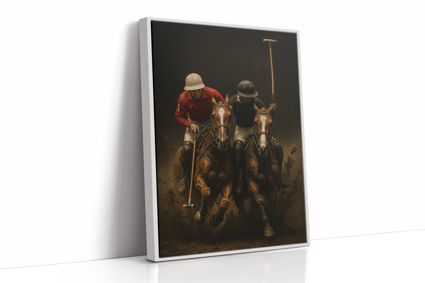 Grit & Grace – High-Speed Polo Match Wall Art