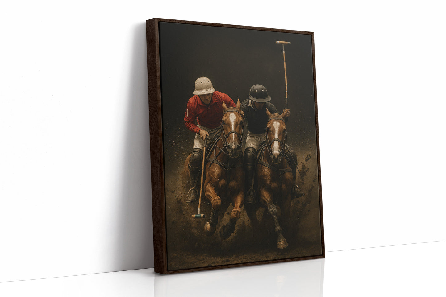 Grit & Grace – High-Speed Polo Match Wall Art