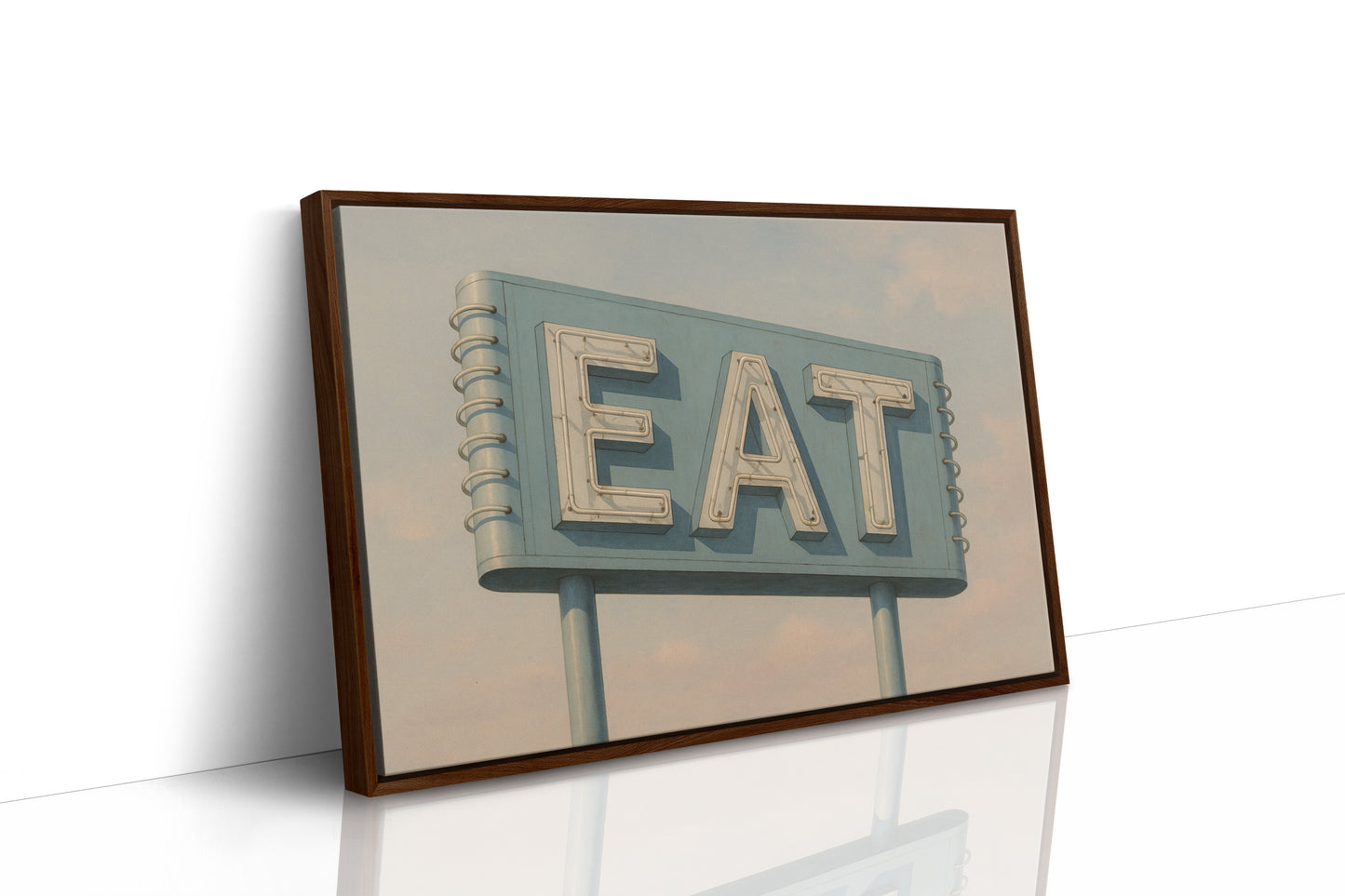 Vintage Americana – “EAT” Roadside Diner Sign Wall Art