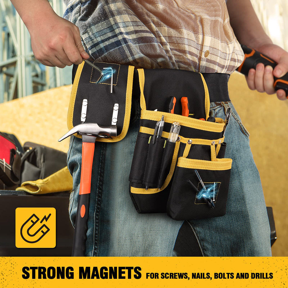Tool Storage Electrician's Purse Yellow Thickening
