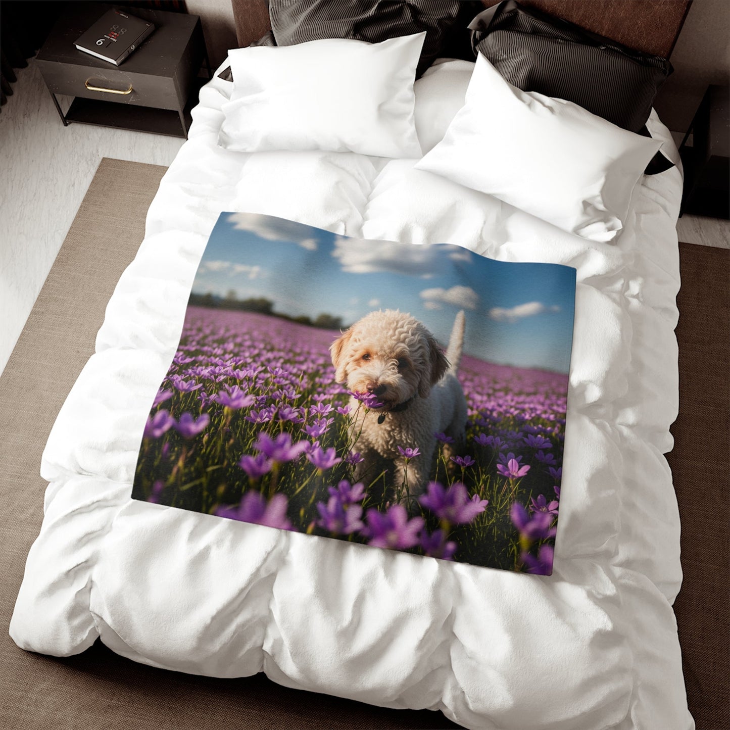 Sweatshirt Blanket – Plush Fleece Throw, 2 Size Options