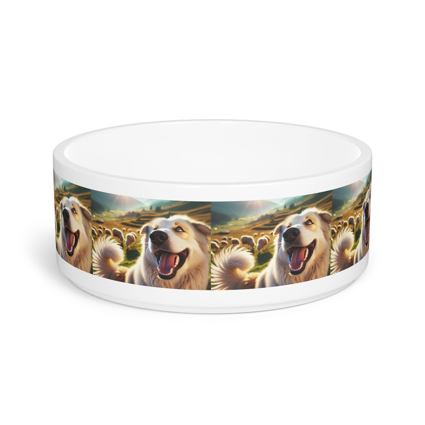 Ceramic Pet Bowl – 16 oz Dog Feeding Bowl